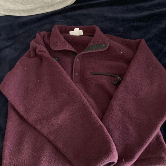 Columbia fleece jacket - burgundy - Picture 1 of 3